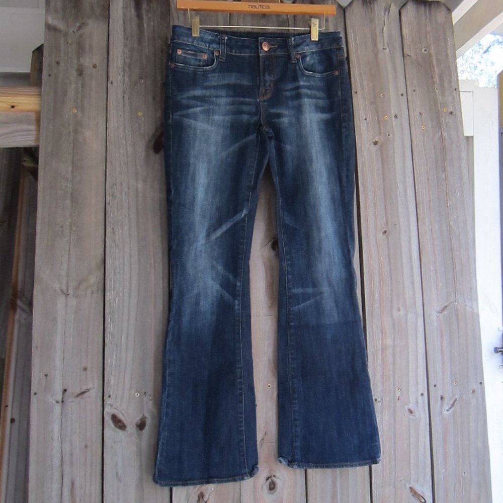 Woman's 31Waist David Bitton Buffalo Felow Mid Rise Stretch Flare